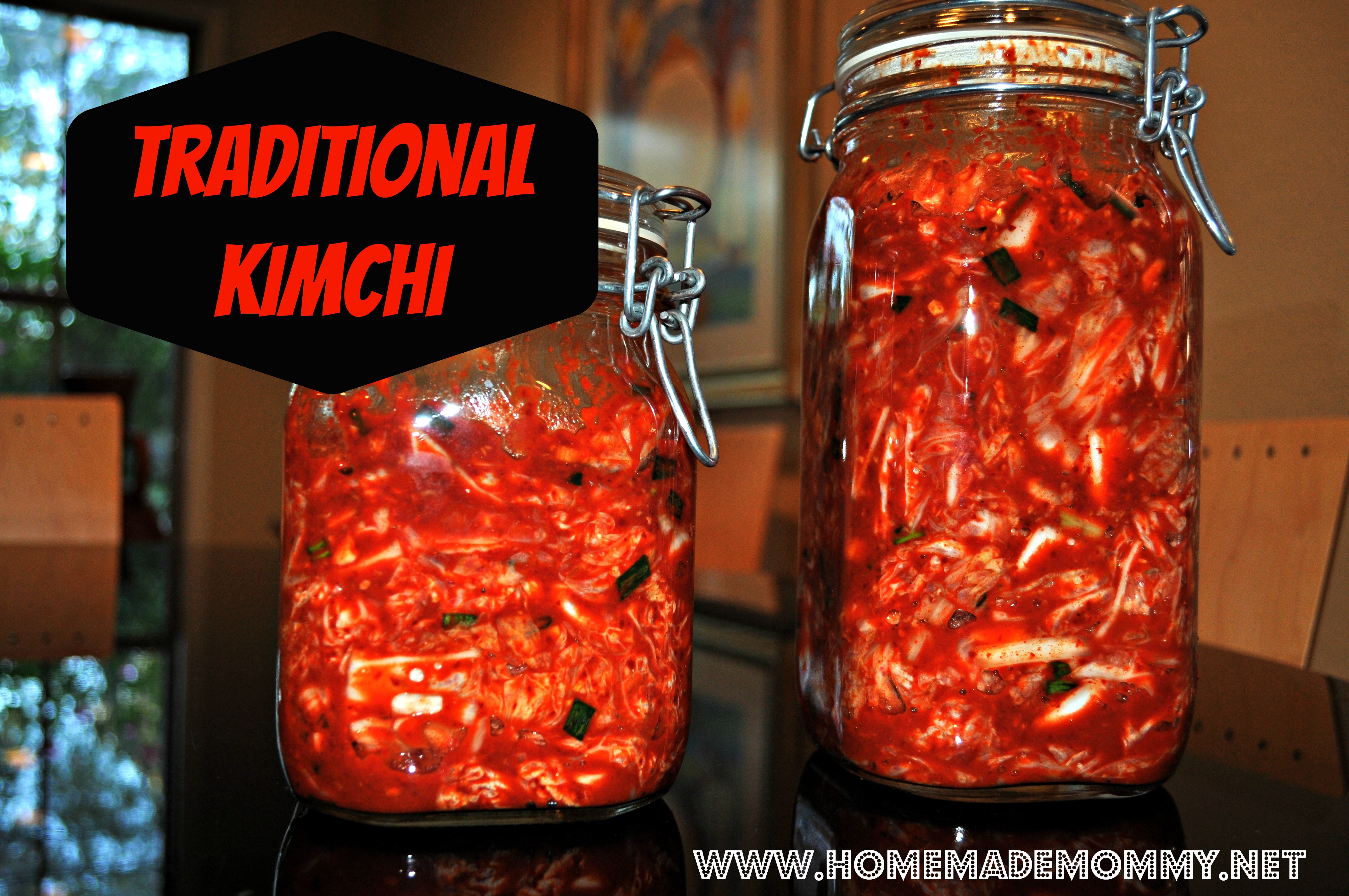 Traditional Korean Kimchi - Homemade Mommy