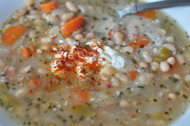Mexican White Bean Soup