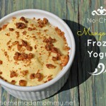 No Churn Mango Lassi Frozen Yogurt by Homemade Mommy