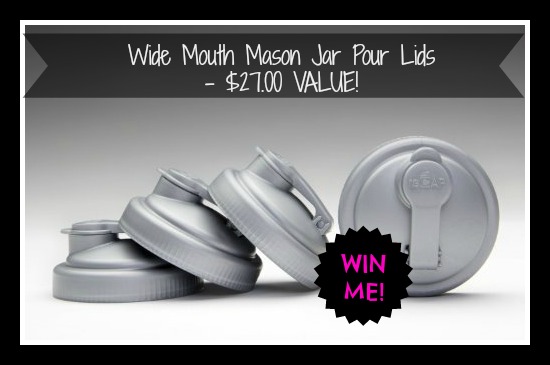 Wide Mouth Mason Jar Lid Giveaway