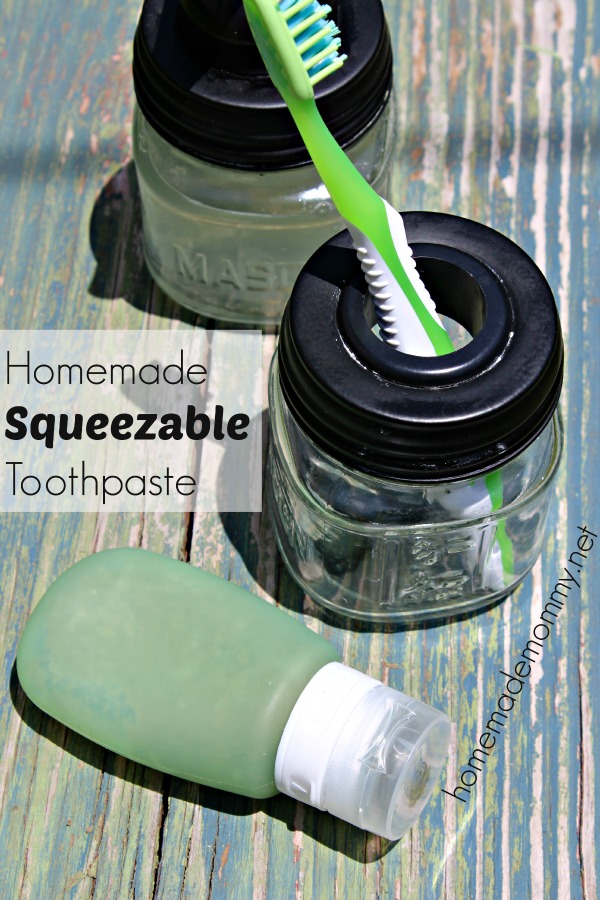 Homemade Squeezable Toothpaste