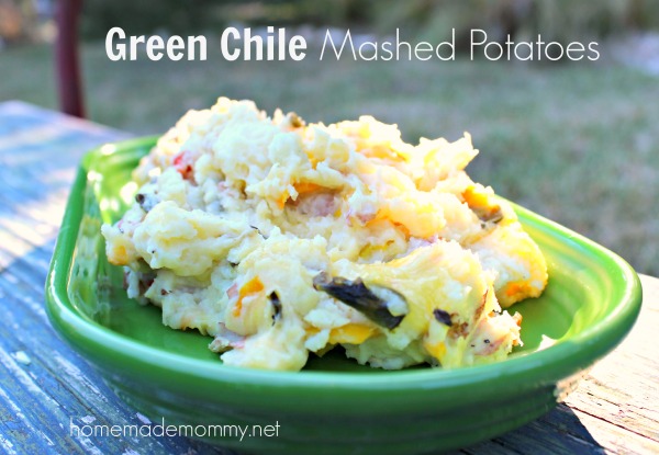 Green Chile Mashed Potatoes