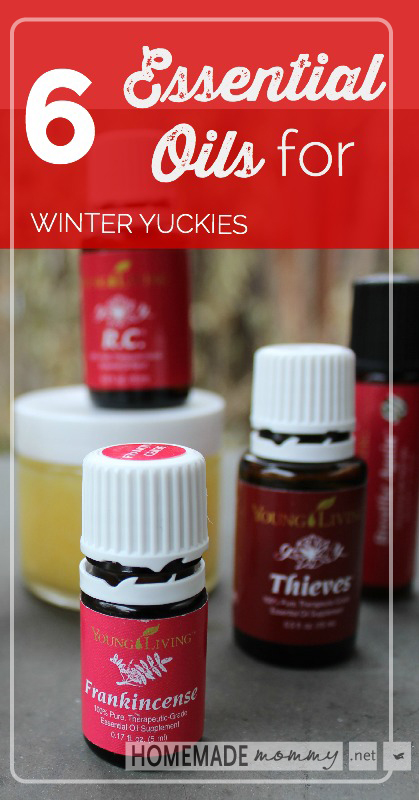 6 Essential Oils for Winter Yuckies | www.homemademommy.net