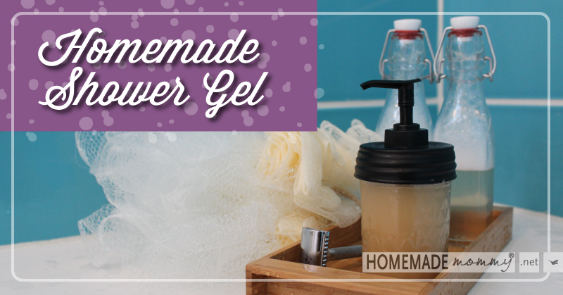 Easy Homemade Shower Gel