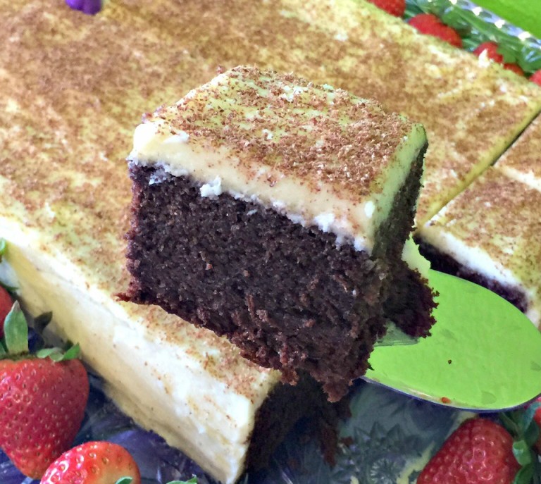 Einkorn Chocolate Sheet Cake