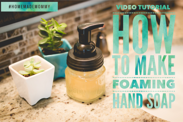 [VIDEO] How to make easy foaming hand soap